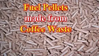 🔴 Fuel Pellets Made From Coffee Grounds (Grinds) Energy fuel crisis here in the UK, Bioenergy
