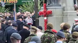Remembrance Sunday 2010 in Derby Market Place