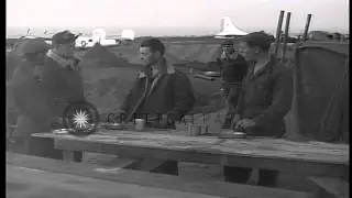 Detachment-A, 21st Bomber Command of United States Army Air Force in Japanese isl...HD Stock Footage
