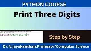 Write a Python Program to input a single digit (n) and print three digits as [n,n+1,n+2]