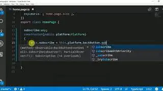 Exit ionic 4 app on pressing back button.