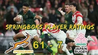 Springboks Smash Japan 61&ndash;7 - Player Ratings. #springboksrugby