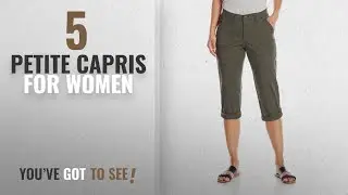 Top 10 Petite Capris For Women [ Winter 2018 ]: Lee Women's Relaxed Fit Carsen Knit Waist Capri