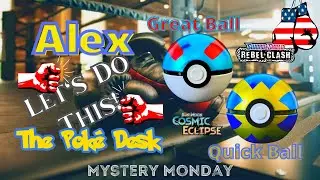 Mystery Monday & Pack Battle 🥊 Alex Vs. The Poke Desk [EP16]