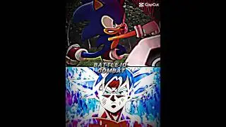 Goku vs sonic | shadow vs vegeta | trunks vs silver