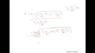 CRITICAL PRESSURE RATIO OF NOZZLE  Power Plant Engineering ME 701