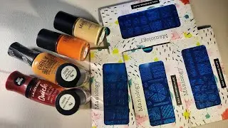 HAUL❗ Maniology Stamping Plates, Nail Polishes, Swatches & Peeling ASMR
