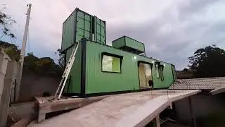 Casa container 32m2 - terceira compra dos nossos clientes de Mairiporã/SP