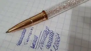 Testing Swarovski Pen