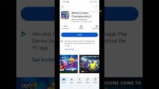 world cricket championship 3 game// download Android gameplay// #shorts #trending #viral #shortvideo