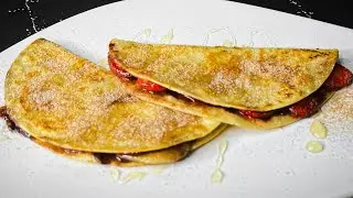 Nutella Banana Tortilla & Nutella Strawberry Tortilla!! Easy and Super Delicious recipes!