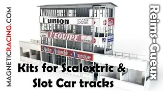 005H Reims-Gueux Pit Hospitality/Control Tower Module 1:32 Scale from MAGNETICRACING.COM
