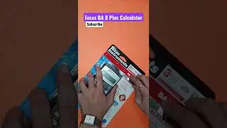 Texas Instruments BA ll Plus Financial Calculator #stationerywallah