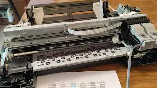Принтер печатает криво,  двоит, боковая энкодерная лента