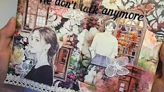 🌹We don't talk anymore🌹🕰빈티지다꾸🕰journaling sticker collage asmr