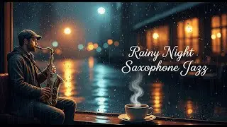 Rainy Sleep Jazz 🌧 Tender Saxophone & Ethereal Background Music for Deep Rest
