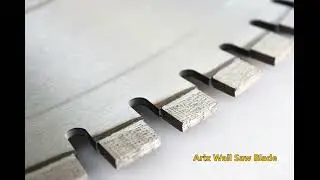 High quality laser welded arix core drill bit segment arix cutting blade