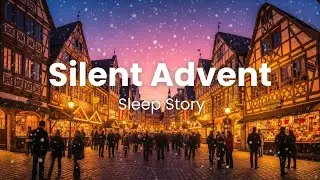 A Winter Evening in a Small European Town | Gentle Christmas Sleep Story