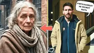 Лионель Месси помог бывшей учительнице на улице | Невероятная история, которая вас удивит