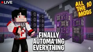 🔴 Minecraft ATM 10 Modpack | Finally Automating EVERYTHING with AE2