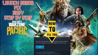 Launch Error FIX!! | Call Of Duty Warzone | Pacific Update | Latest Update Error Fix