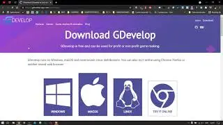 Cómo instalar GDevelop 5 in Windows 10 - Español - Spanish