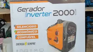 Gerador Inverter CSM 2000i - preparando para primeira partida, e primeiro teste.