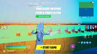 Fortnite Creative Glitches - How To Get Unreleased Weapons Items & Props Glitch