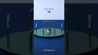 Cat on a Spinning Playground Ride! Can it handle the speed?! 😹💨 | Blender 3D Simulation