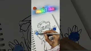 💙 Masetala trend in @Shampaapuuuu style 😎 #creative #art #artandcraft #masetala #viral #trending