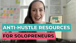 Solopreneur anti-hustle resources (product suite overview)