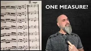 Why Bach Wrote a One Measure Movement
