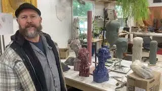 В СТУДИИ СО Скульптором Скоттом Фостером