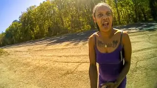 Nasty Woman Thinks She&rsquo;s Untouchable & Cops Can&rsquo;t Stop Her, Messes With Wrong Cop, Gets Dragged