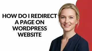 How Do I Redirect a Page on Wordpress Website - Julia'sTutorials