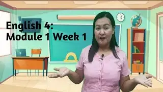 ENGLISH MODULE 1 WEEK 1 INSTRUCTIONS