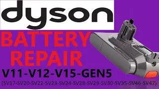 DYSON Battery Repair #dysonv15 #dysonv11 #dysongen5 #dysonv12 #dysonrepair #dyson #cordlessvacuum