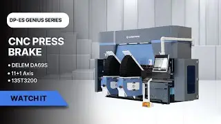DP-ES GENIUS series 135 ton 3.2m 11+1 axis press brake with DA69S