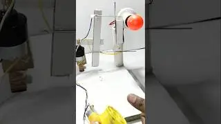 Battery-Free Electric Switch | 220V Lamp #tech #experiment #dcmotor