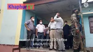 Temporary ZDO office khaina bagwi CEM,Addl CEO,ZDO no kopui Killa jagathai naijakkha