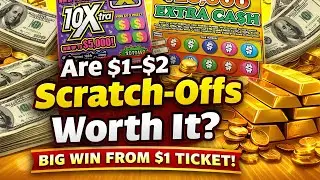 Are $1&ndash;$2 Scratch-Offs Worth It? The Results Will Surprise You! BIG WIN!