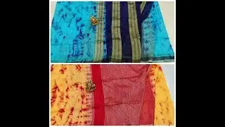 Latest Lenin Shibori Prints saree with price