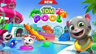 Talking Tom Pool - New Update & Levels 520 521 522 523 524 525 | Cartoons For Kids