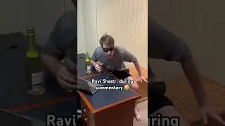 Три года назад сегодня! Скетч Рави Шастри 🍻 #крикет