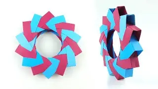 Origami modular star instructions - Origami 3D Ring