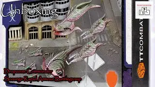 Dropzone Commander Scourge Rapid Armour Group Unboxing 2023