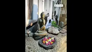 MODERN ART STONE SCULPTURE FROM BALI WITH URLI | BALI STONE STATUE | HOME DECOR | INTERIOR DESIGNING
