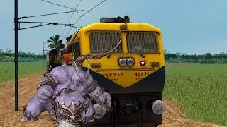 Angry Monster Attack The Train | RTR Gaming - مجنون عليان على المسار الصحيح
