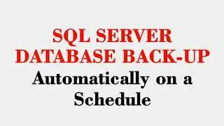 CREATE MAINTENANCE PLAN TO BACK UP DATABASE in SQL Server 2016 | Schedule SQL Server Database Backup