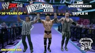 WWE 2K14: 30 Years of Wrestlemania (EP41) - The Undertaker vs Triple H (Wrestlemania 28)